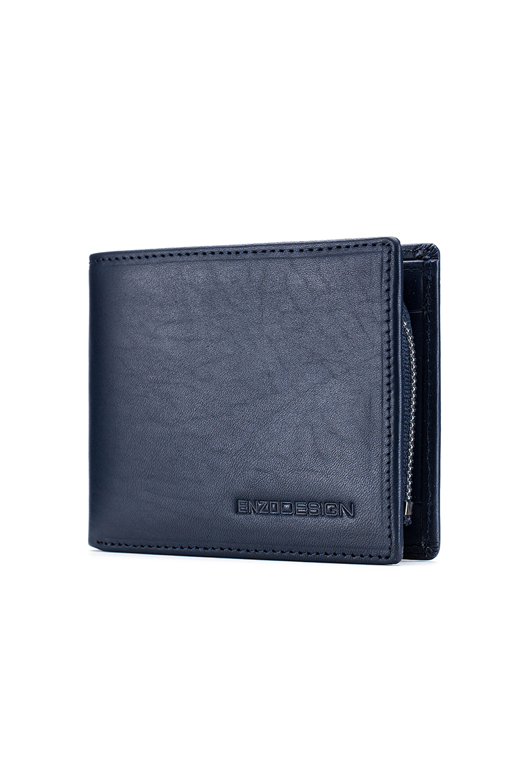 Italian Cow Leather Multi-Functional Wallet (With Zip Coin Compartment)